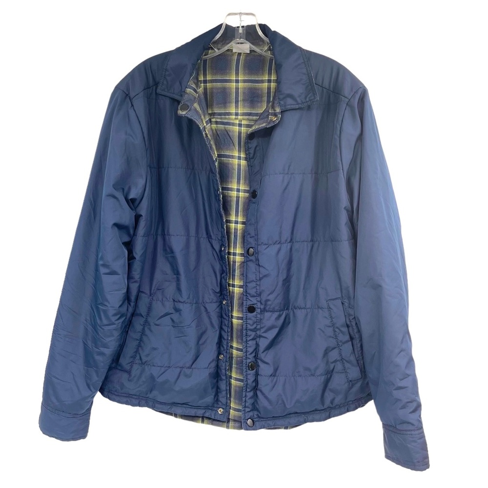 Aeropostale Men’s Lightweight Button Jacket Blue Size Medium